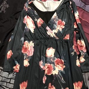 Maternity dress with belt